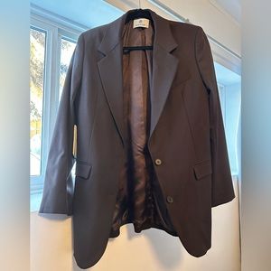 Babaton Agency Blazer Rich Mocha Brown